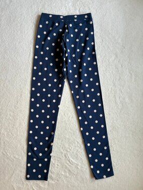 Crewcuts Navy Polka Dot Girl’s Leggings NWT US10